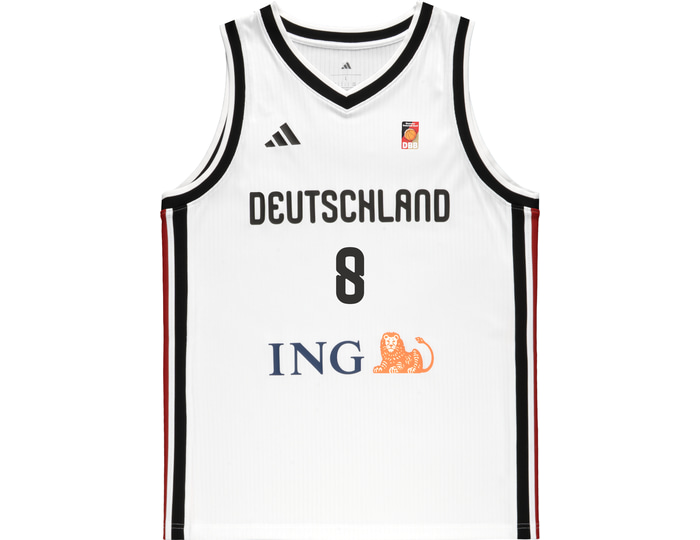 adidas DBB Allemagne N. Sabally 8 Maillot Home 2026 Blanc