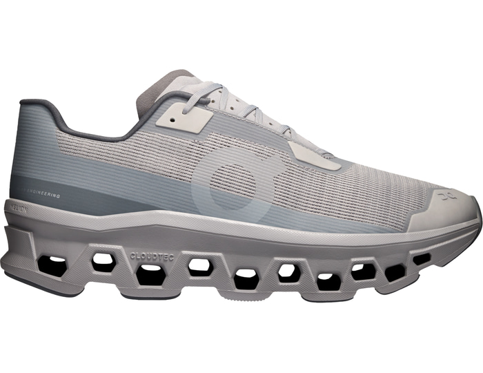 On Running Cloudmonster herensneaker grijs