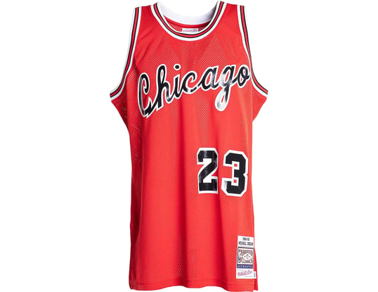 Product gallery, 1 of 10, Mitchell and Ness NBA Chicago Bulls 1984 1985 Michael Jordan Jersey Red