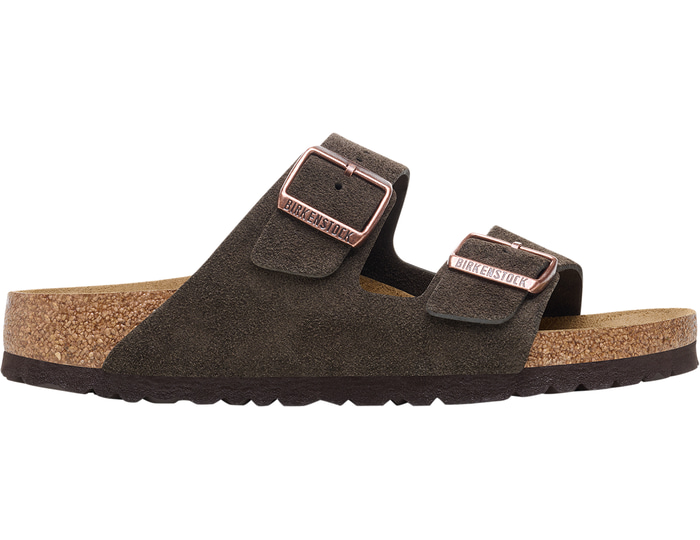 Birkenstock+Arizona+Suede+Leather+Marron