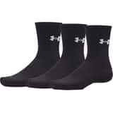 Under Armour Performance Cotton 3p Crw Calcetines Negro C008