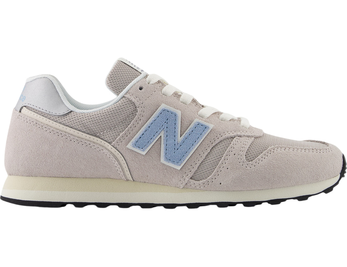 New Balance 373 damessneaker grijs, wit en beige