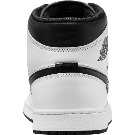 Aj 1 mid white black hot sale
