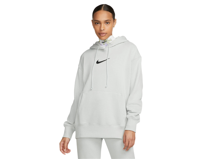 Nike Phoenix Fleece Sweatshirt À Casquetteuche Femmes Argent C034