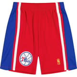 Mitchell and Ness NBA Philadelphia 76ers Swingman Pantalones cortos Rojo