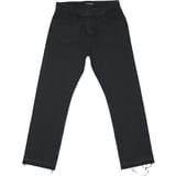 2Y Studios Arun Open Hem Straight Jeans pantalones negro