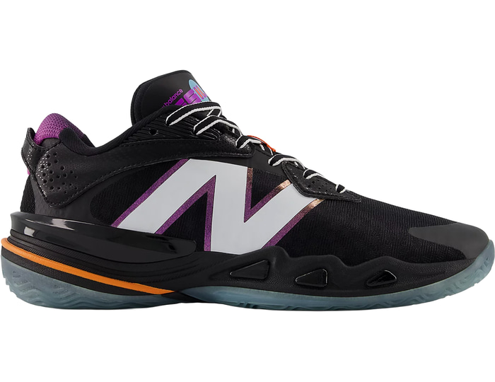 New Balance herensneaker zwart, rood en blauw