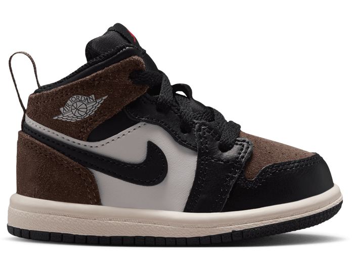 Jordan Air Jordan 1 Mid Love The Game Letter Td Kids Schwarz