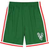 Mitchell and Ness NBA Milwaukee Bucks NBA Milwaukee Bucks Pantalones cortos Verde