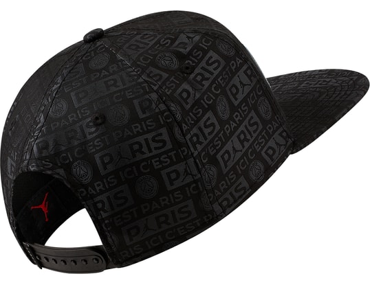 Jordan Paris Saint-Germain X PSG Pro Cap Hat Black C010 - 31.95