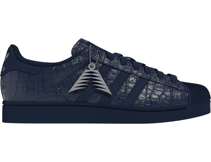 Adidas Superstar herensneaker blauw