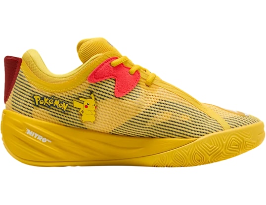 シューズ(男性用) Pokemon Puma All-Pro Nitro 2 Pikachu PUMA All-Pro Nitro 2 Pikachu Geel K01 Basketbal Schoenen voor 111