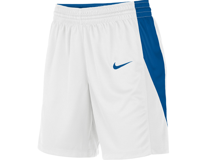 Nike White Team Stock 20 Basketball Short Damen Weiss Large