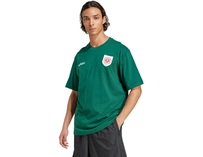 Adidas Green Badge Graphic T-Shirt Large