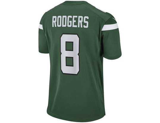 Nike NFL New York Jets Aaron Rodgers 8 Jersey Green - 81.95