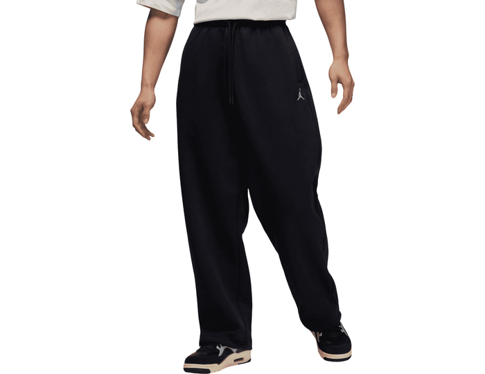 Jordan Black Brooklyn Fleece Oversized Pant C010 Large