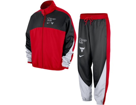 Product gallery, 1 of 2, Nike NBA Chicago Bulls Courtside Tracksuit Tracksuit Red C657