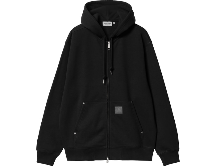 Carhartt Wip Black Eldon Hooded Jacket Medium