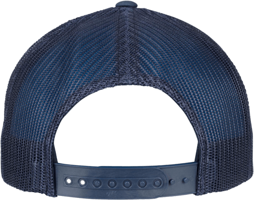 Flexfit 5 Panel Retro Trucker Cap Blue — photo 2