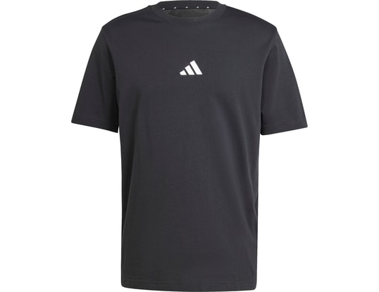 Produktgalerie, 1 of 5, adidas Essentials Small Logo Single Jersey T-Shirt Schwarz