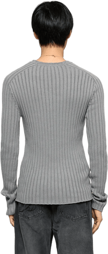 Burocs Knit Sudadera Gris — foto 5