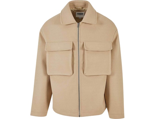Product gallery, 1 of 8, Urban Classic Big Pocket Blouson Jacket Beige