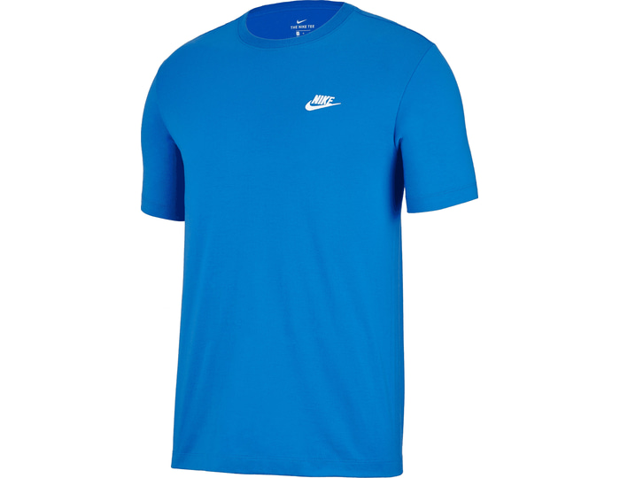 Men's Nike AR4997 Mens Club T Shirts Cotton - Blue - Size: 36
