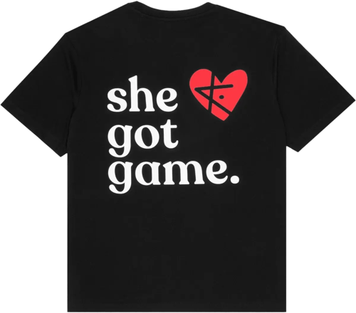 Kickz She Got Game ATIGA Camiseta de manga corta Negro — photo 2