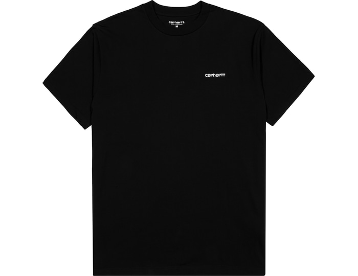 Carhartt Wip Black Script Embroidery T-Shirt Small