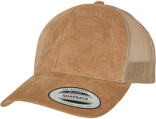 Flexfit Merch Retro Trucker Khaki Gorras