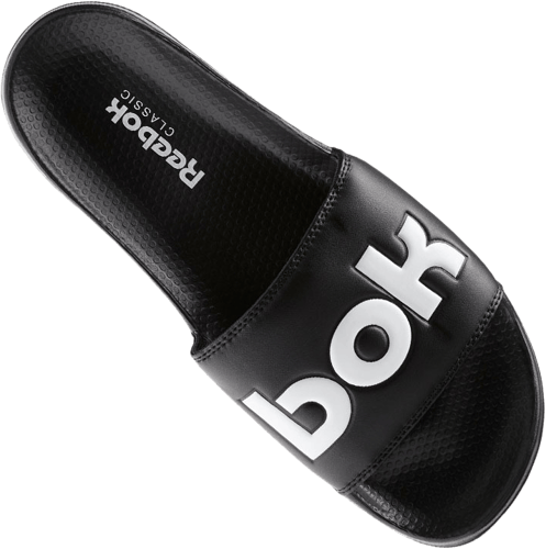 Reebok Classic Slide Sandals 'Black White' — foto 3