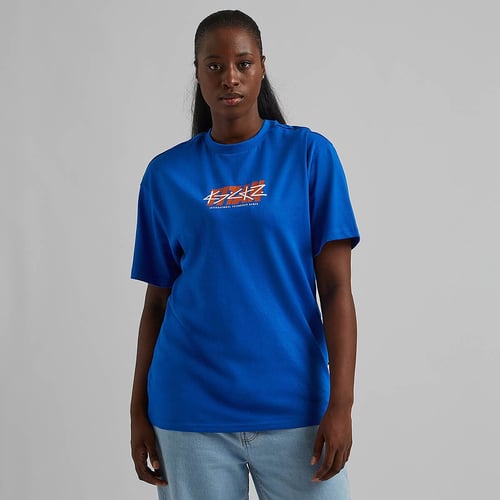 Kickz X Titan Stacked Logo T-Shirt Blue F01 — photo 4
