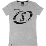 Spalding Fast Camiseta de manga corta Mujeres Gris