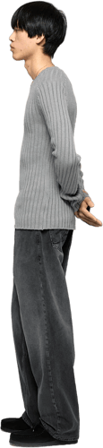 Burocs Knit Sudadera Gris — foto 4