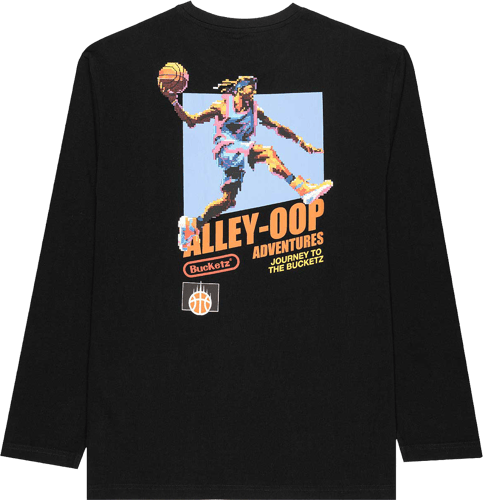 Bucketz Alley-Oop Adventures Sudadera Negro
