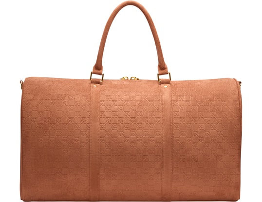 Jordan Jam Suede Monogram Duffle Bag Brown Cx6x - 140.95