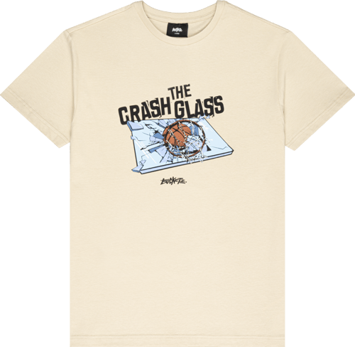 Bucketz Crash the Glass Tee T-Shirt Beige