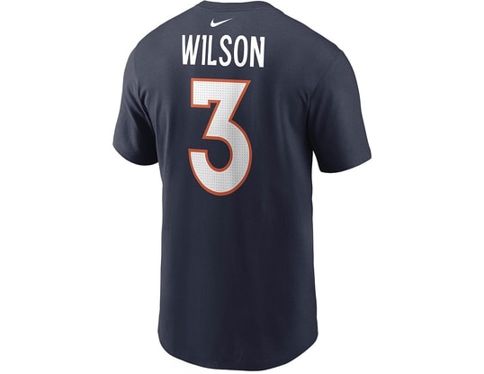 Nike NFL Denver Broncos Russell Wilson 3 T-Shirt Blue - 35.95