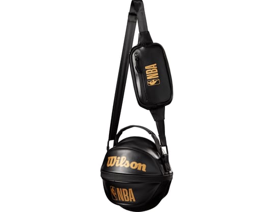 Product gallery, 1 of 3, Wilson NBA OM 1 Basketball Carry Bolsa portabalones Gold