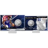 The Highland Mint NBA Philadelphia 76ers Silver Coin Card Collectible Azul