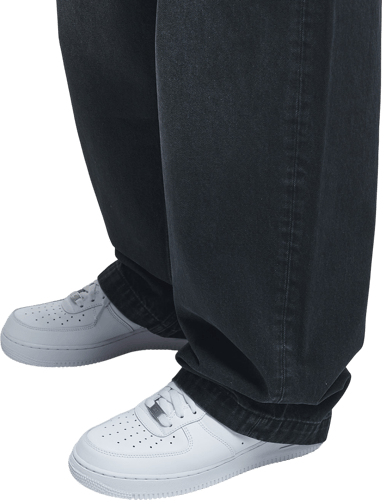 2Y Studios Eren Basic Wide Baggy Jeans Vaqueros Negro — foto 7