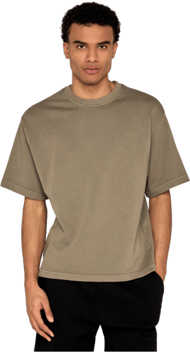 Urban Classic Heavy Washed Boxy Camiseta de manga corta Verde — foto 3