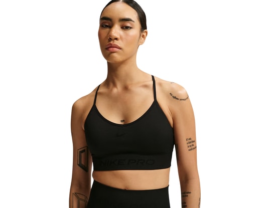 Product gallery, 1 of 5, Nike Dri-Fit Seamless Brassière de sport Femmes Noir C010