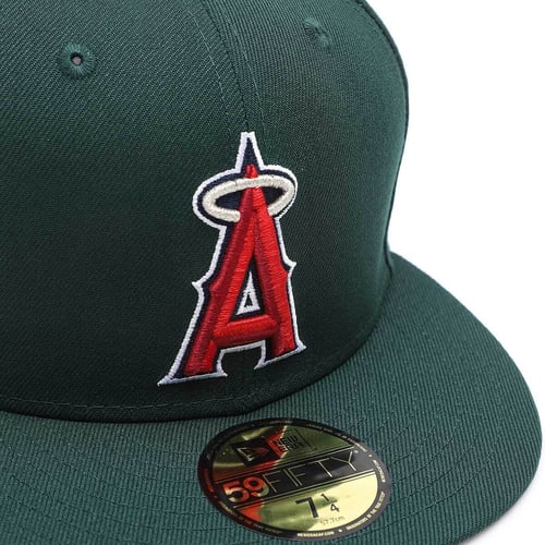 New Era Anaheim Angels 50th Patch 59fifty Gorra Verde — foto 7