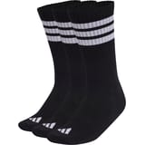 adidas 3 Stripes Crew 3er Pack Calcetines Negro