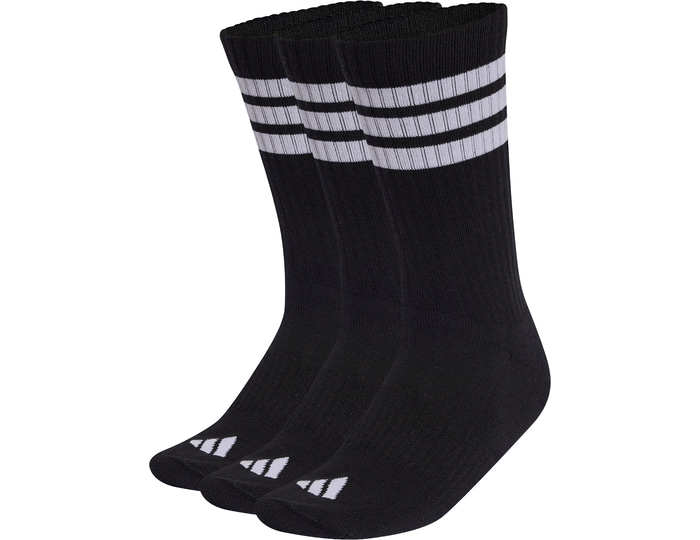 3-Stripes Cushioned Crew Socks 3 Pair Pack