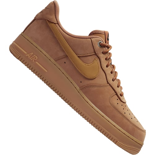 Nike Air Force 1 \'07 Wb, Flax/wheat-gum Light Brown-schwarz EU40 1/2