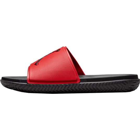 Black jordan slides sales
