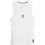 PUMA Hoops Team Baselayer Camiseta de tirantes de interior Blanco C02