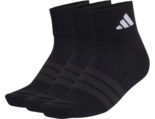 Product gallery, 1 of 4, adidas Ankle 3er Pack Chaussettes Noir